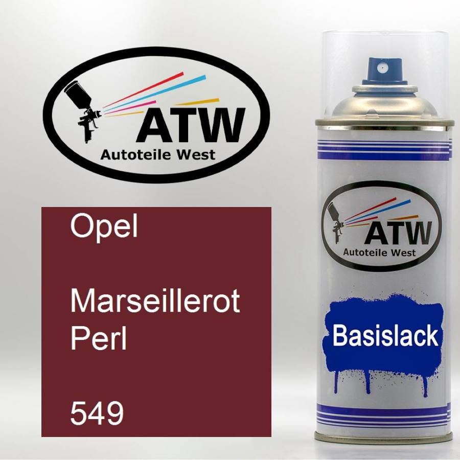 Opel, Marseillerot Perl, 549: 400ml Sprühdose, von ATW Autoteile West.